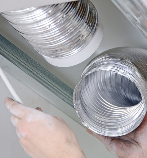 Cleaning the duct work